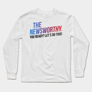 The NewsWorthy Purple Logo Long Sleeve T-Shirt